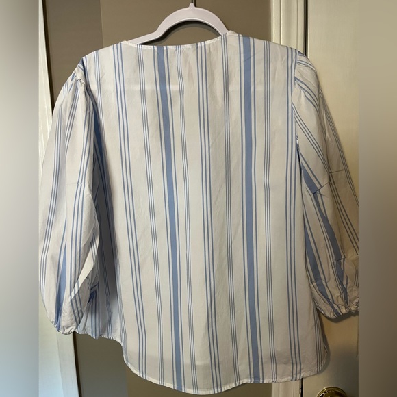 Zara blue and white striped shirt - Picture 5 of 5
